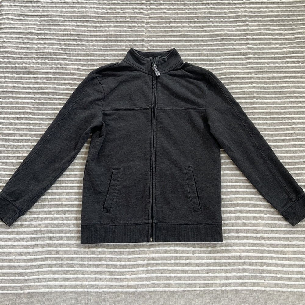 Cat & Jack Boys Zip up dark gray Sweater M (8/10)